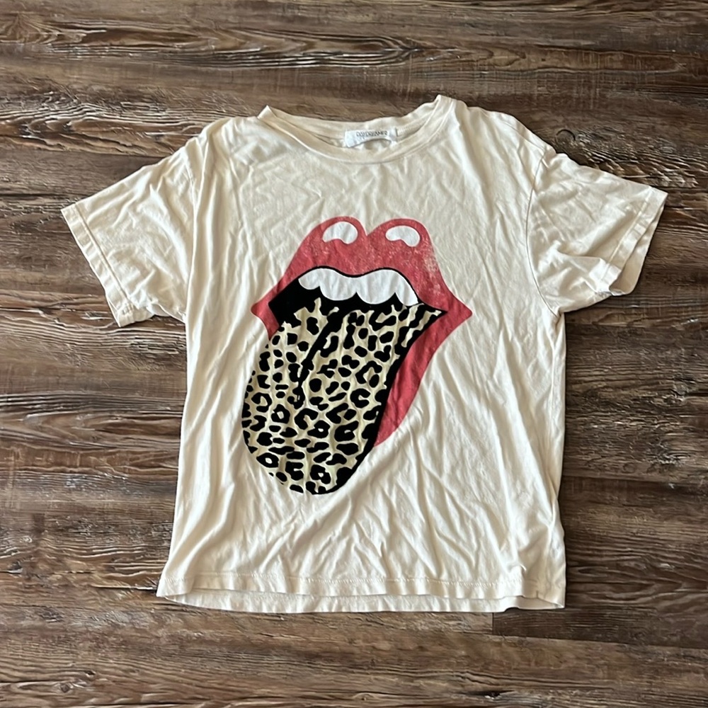 Daydreamer for free people Rolling Stones shirt